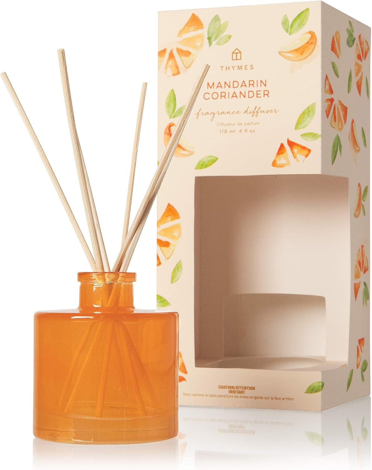 Thymes Mandarin Coriander Petite Reed Diffuser - 4 Fl Oz