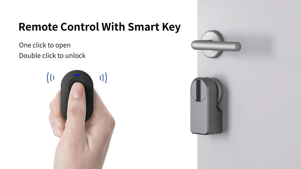 Bluetooth-Enabled Smart Door Lock with Key/Password/App Unlocking via Tuya Smart or Smart Life App