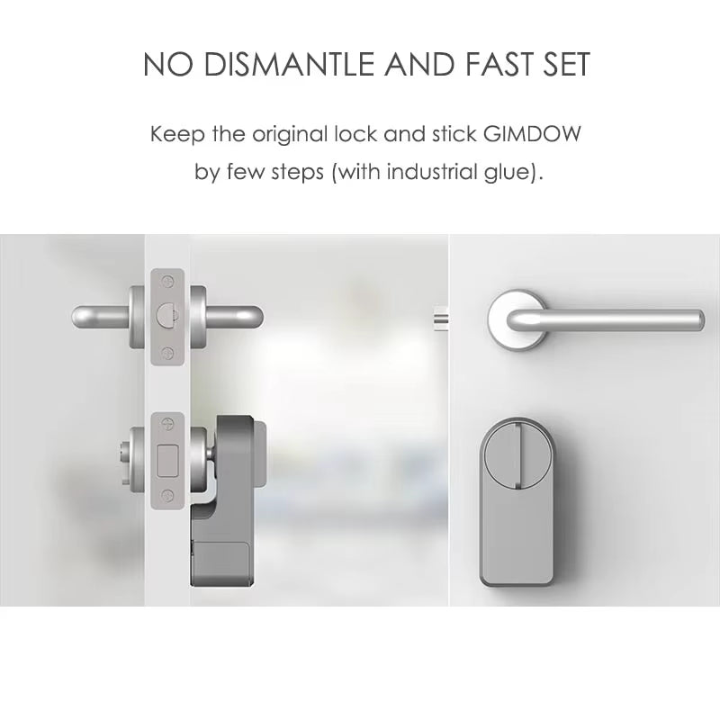 Bluetooth-Enabled Smart Door Lock with Key/Password/App Unlocking via Tuya Smart or Smart Life App