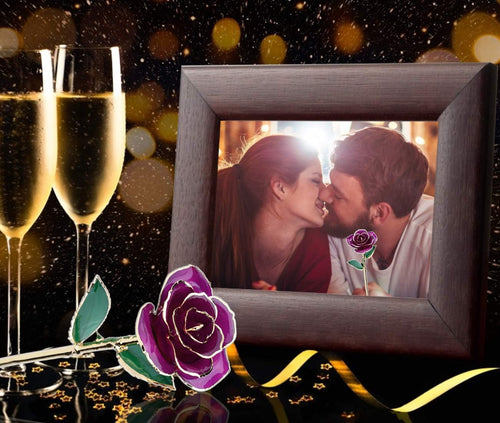 24K Gold-Plated Eternal Rose - Timeless Gift for Her: Perfect for Anniversaries, Birthdays, Weddings, and Special Occasions