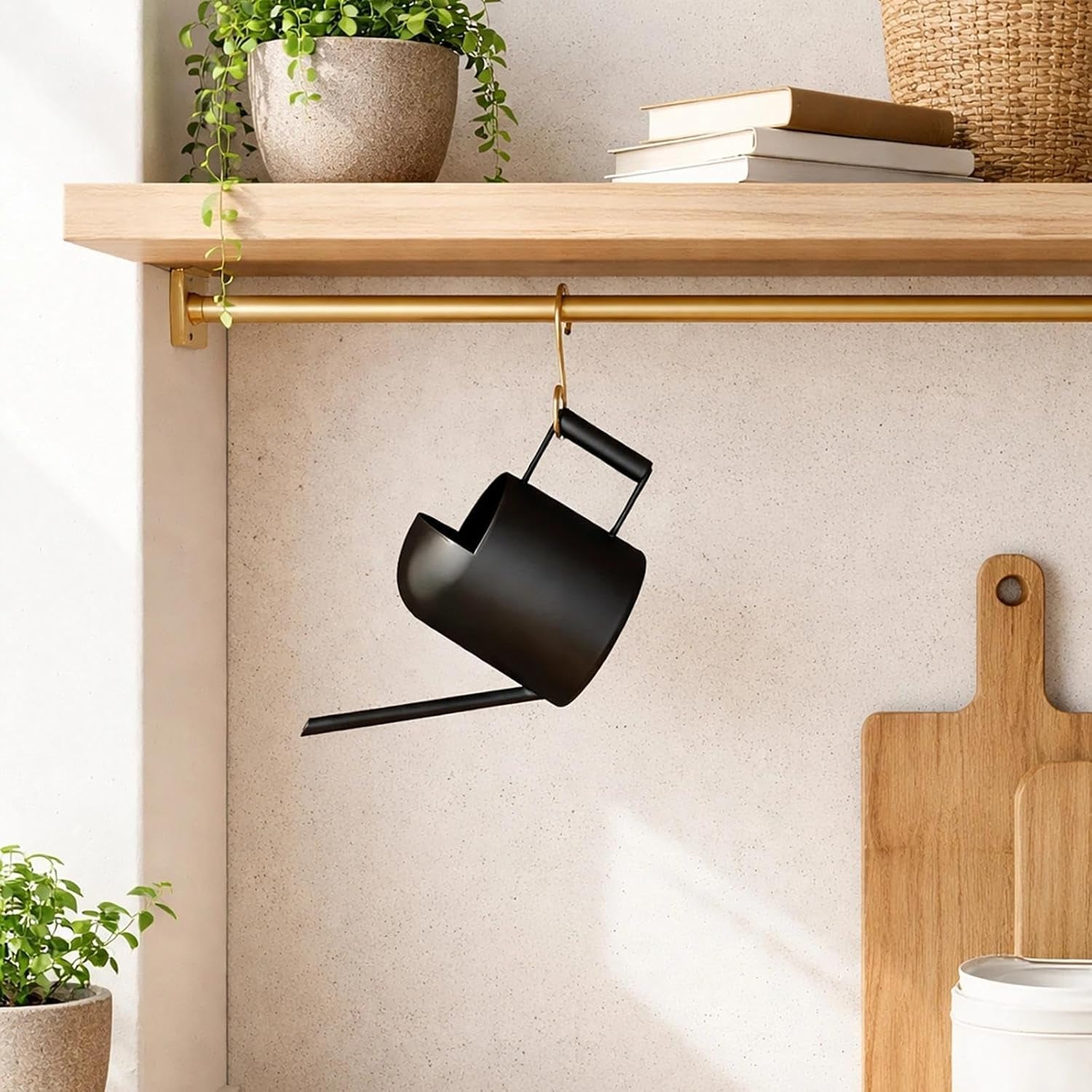 Stainless Steel Mini Watering Can for Indoor Plants - 11 oz (300 ml) Capacity