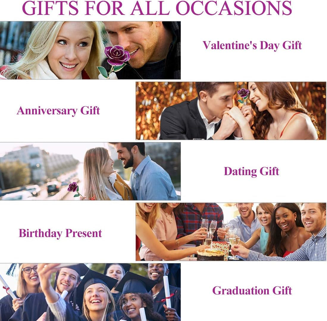 24K Gold-Plated Eternal Rose - Timeless Gift for Her: Perfect for Anniversaries, Birthdays, Weddings, and Special Occasions